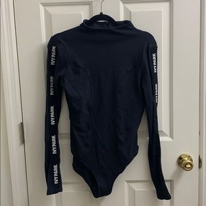 Ivy Park Mock Neck Long Sleeve Body Suit